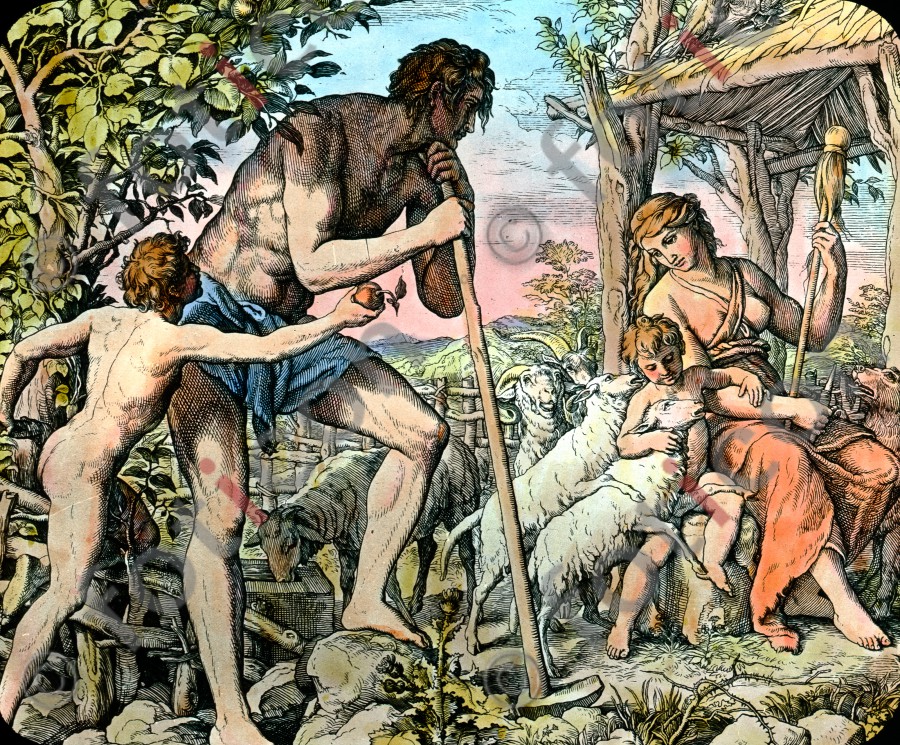 Adam und Eva nach der Verstoßung | Adam and Eve after the expulsion (foticon-simon-045-011.jpg)